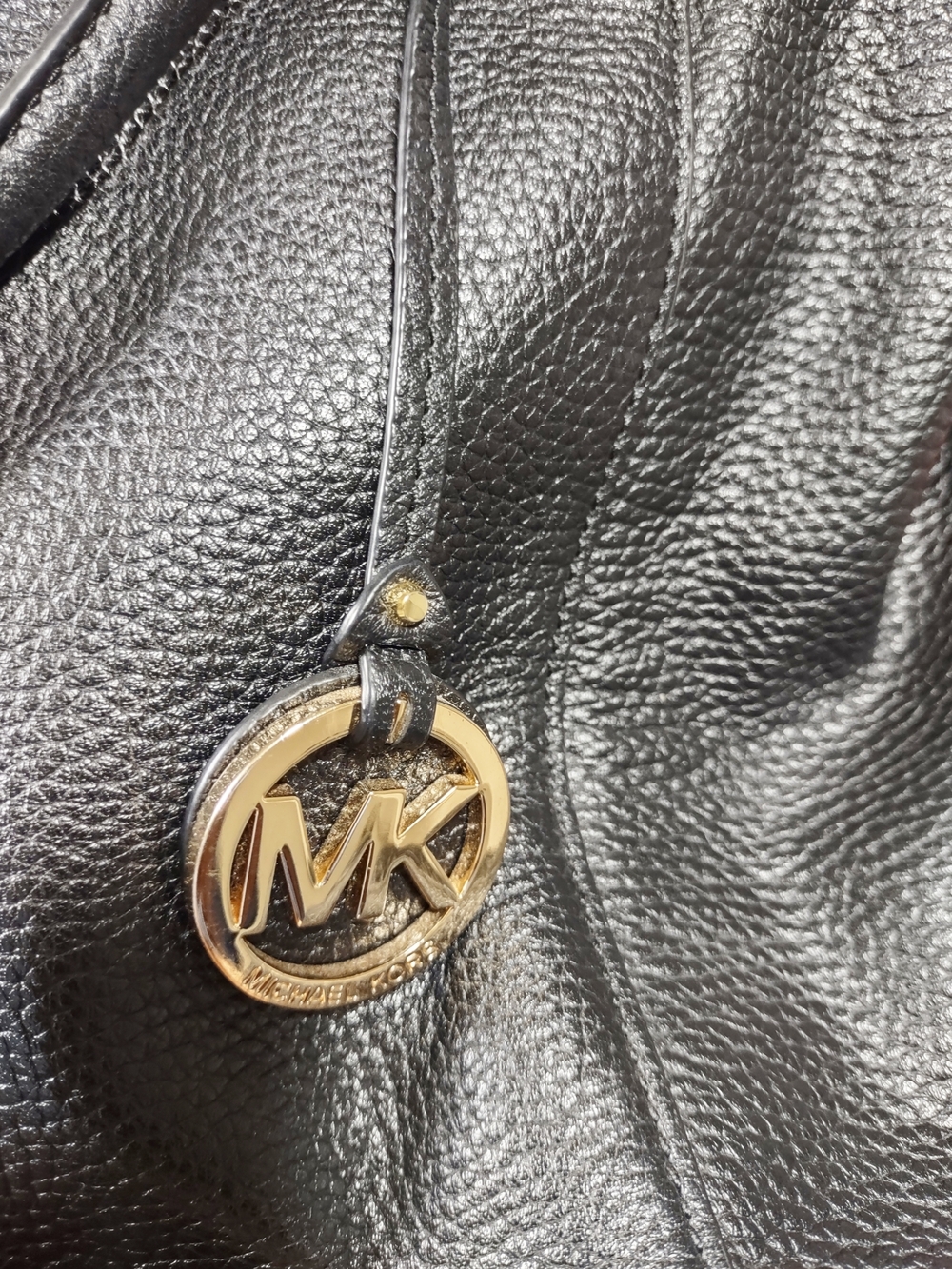 Michael Kors Black Leather Satchel Bag - Picture 4 of 6